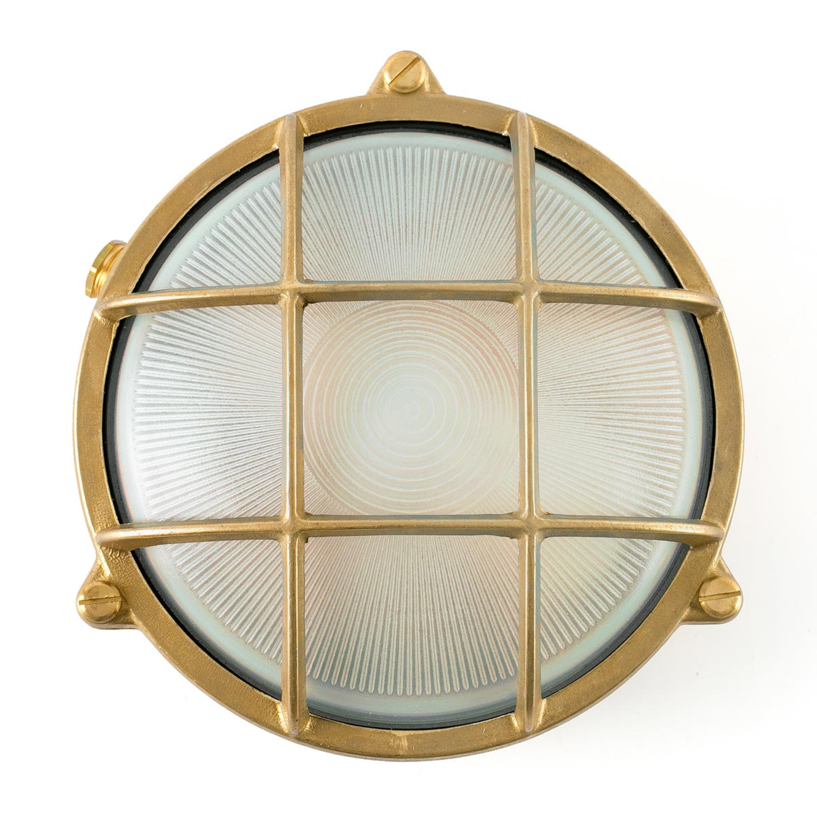 Buitenwandlamp Noray, messing, Ø 19 cm, IP44